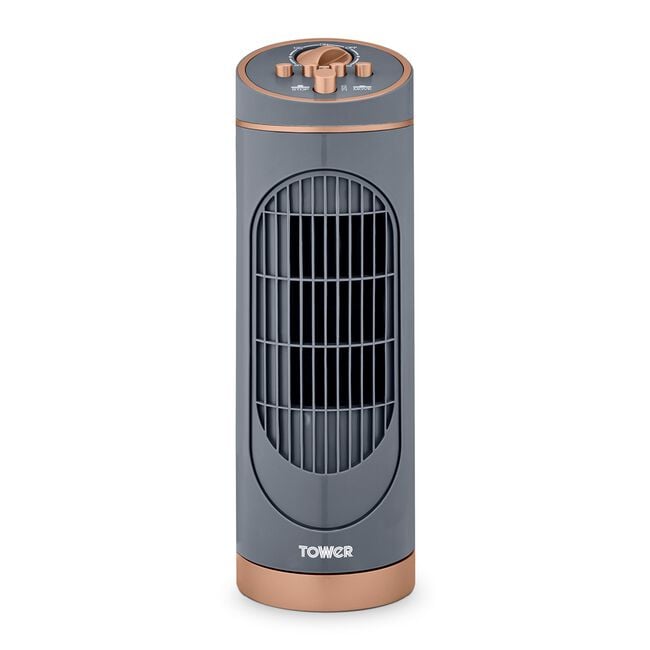 Tower Cavaletto 14" Grey Tower Fan